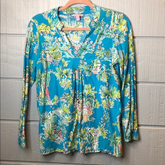 Lilly Pulitzer Tops - Lily Pulitzer Joycee jungle glam tunic toile Lilly Pulitzer Tops - Lily Pulitzer Joycee jungle glam tunic toile